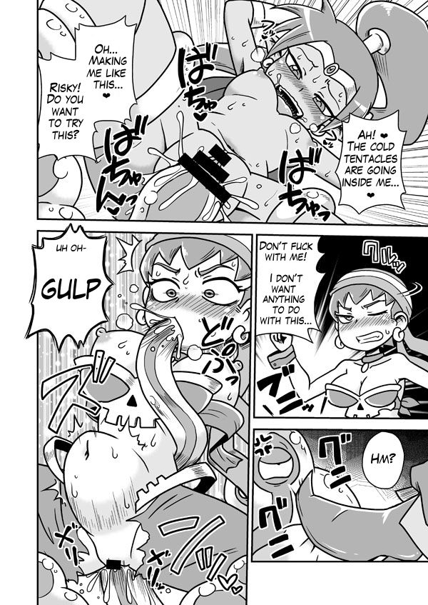 [Chapedizo (Aruse Yuuji)] Risky Tentacles!! (Shantae) [English] [Quizerno] [Digital] [ちゃぺでぃぞ (有瀬祐志)] Risky Tentacles!! (シャンティ) [英訳] [DL版]