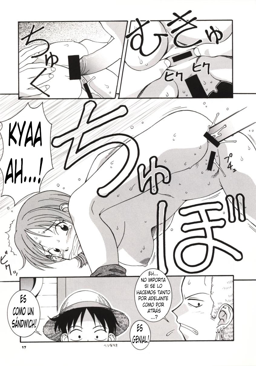 (CR27) [MANGANA (Doluta, Nishimo)] LOVE NAMI (One Piece) [Spanish] [kalock] (Cレヴォ27) [漫画な。 (ドルタ、にしも)] LOVE NAMI (ワンピース) [スペイン翻訳]