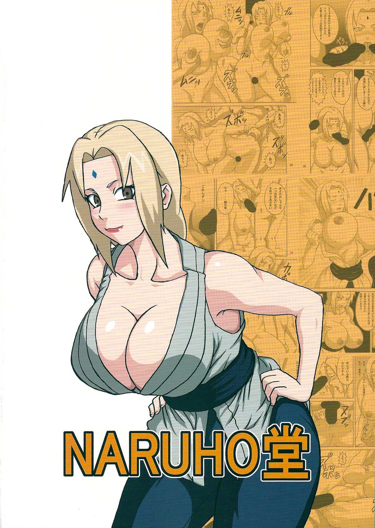 (C80) [Naruho-dou (Naruhodo)] Tsunade no Insettai | Tsunade&#039;s Lewd Reception-Party (Naruto) [English] 