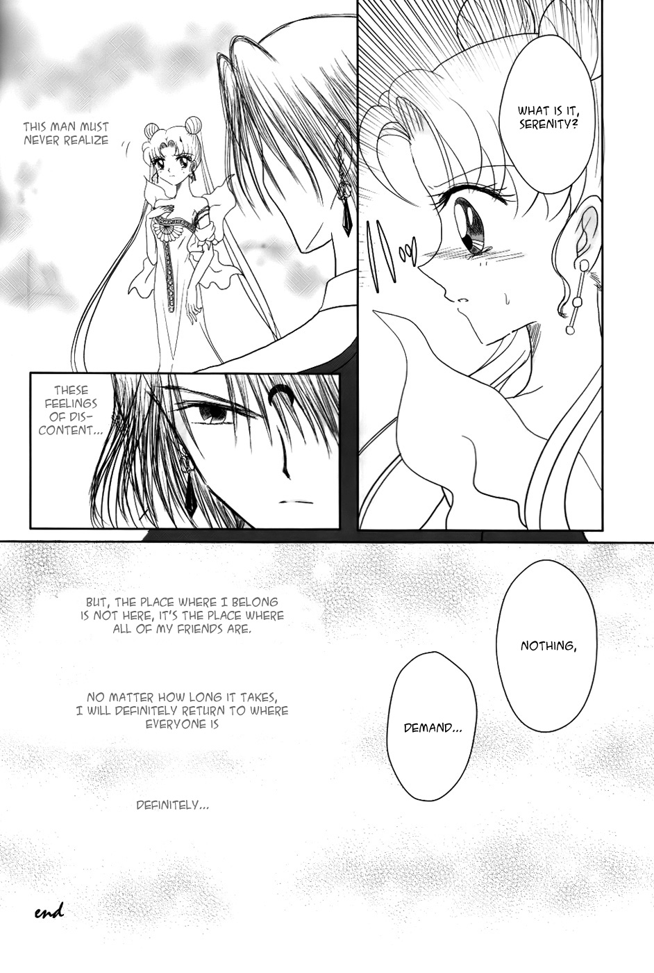 (C82) [MoE (Eiri)] Kuroi Tsuki ni Michibikare (Bishoujo Senshi Sailor Moon) [English] [Viredae] (C82) [MoE (嬰里)] 黒い月に導かれ (美少女戦士セーラームーン) [英訳]