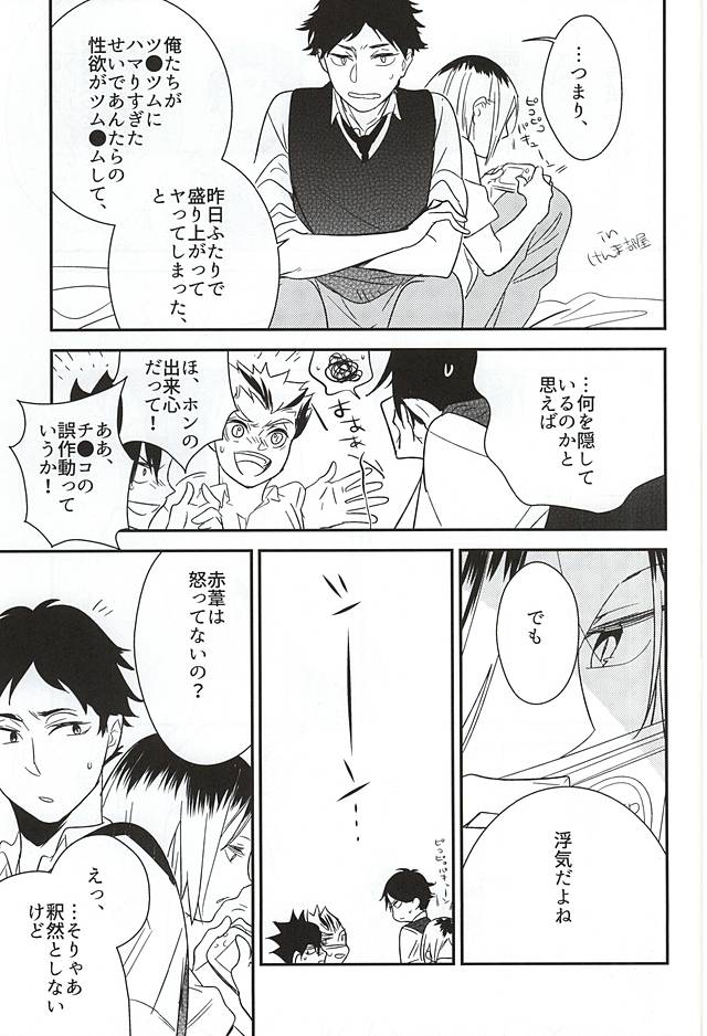 (C88) [Salome (Kemono)] Neko to Fukurou ga 4P Shita Kedo Nanika Shitsumon Aru? (Haikyuu!!) (C88) [サロメ (けもの)] 猫と梟が4Pしたけど何か質問ある? (ハイキュー!!)