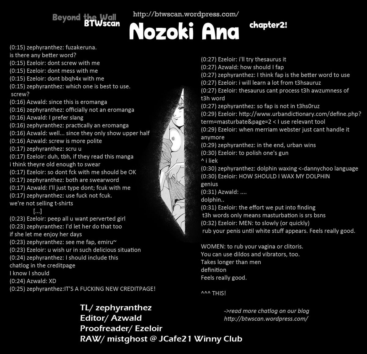 [Honmyou Wakou] A Peephole (Nozoki Ana) Ch.1-7 [English][BTWscan] [本名ワコウ] ノ・ゾ・キ・ア・ナ 章1-7 [英訳]