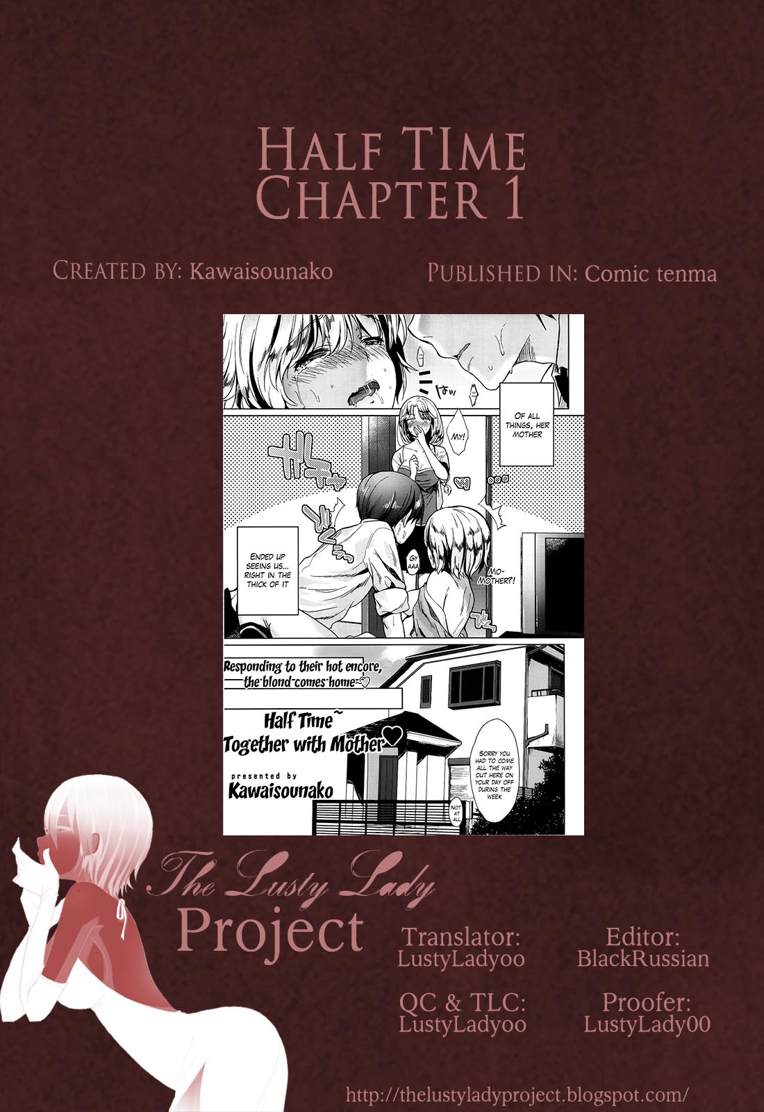 [Kawaisounako] Half Time~ Together with Ch. 1 and 2 (COMIC Tenma 2012) [English] [The Lusty Lady Project] 