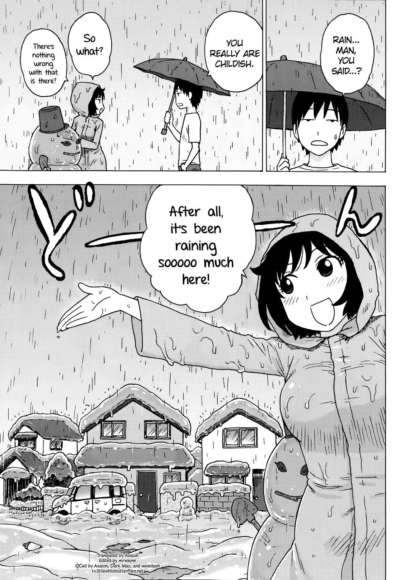 [Karma Tatsurou] Tsuyuki | Rainsnow (Monthly Vitaman 2014-08) [English] =TV= [かるま龍狼] 梅雪 (月刊 ビタマン 2014年8月号) [英訳]